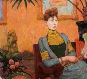 Emile Schuffenecker Portrait de Madame Champsaur France oil painting artist